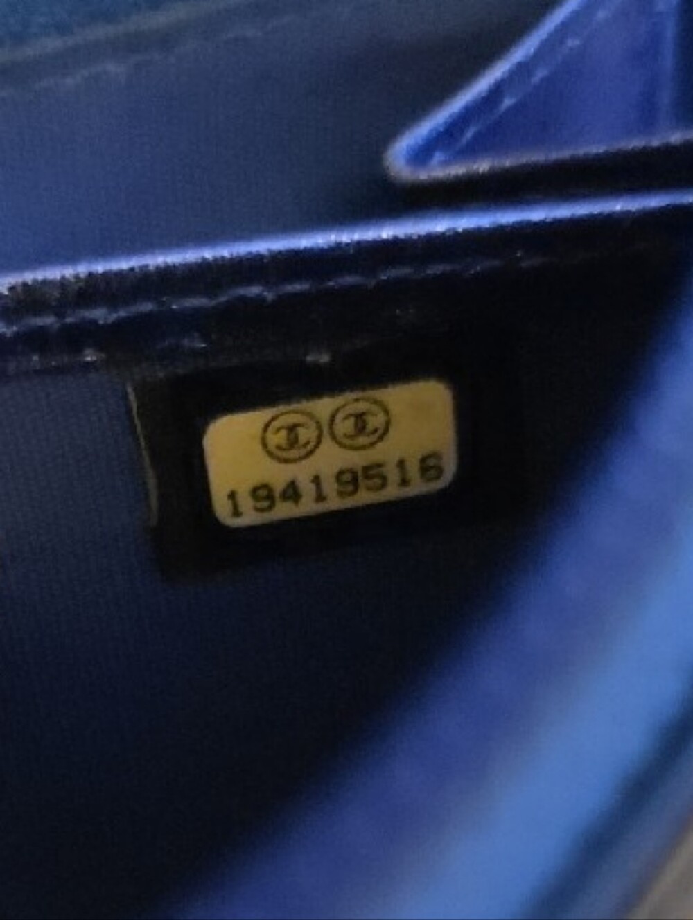 Chanel Boy Wallet/ In Cobalt Blue/ 100% Authentic - Picture 11 of 15